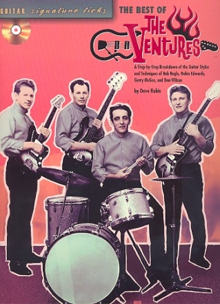 The Best of the Ventures (+CD): songbook guitar/tab Guitar signature licks