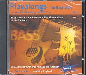Playalongs fr Bassisten vol.1 CD Blues