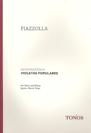 Violetas Populares fr Gesang und Klavier Partitur und Stimme