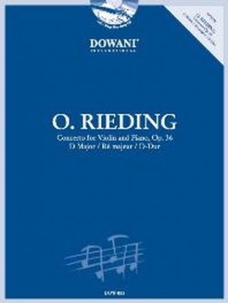Konzert D-Dur op.36 für Violine und Orchester für Violine und Klavier  (+CD)