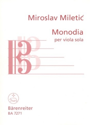 Monodia fr Viola (Sonderanfertiung)