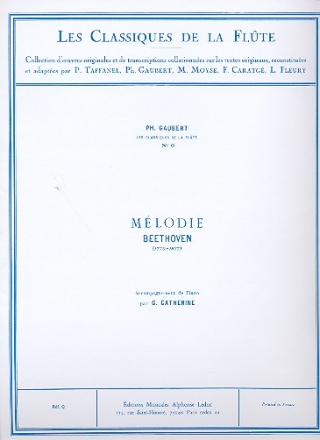 Melodie pour flute et piano