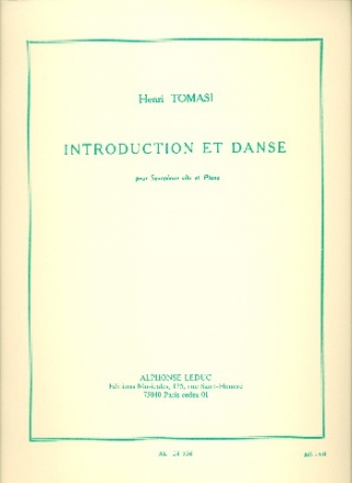 Introduction et Danse pour saxophone alto et piano