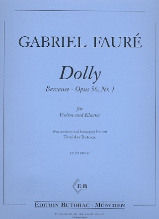 Dolly aus Berceuse op.56,1 fr Violine und Klavier Partitur und Stimme