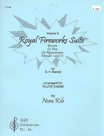 Royal Fireworks Suite Vol.2 for flute chorus Kile, Nora, Arr.
