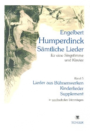 Smtliche Lieder Band 5 fr Singstimme und Klavier (wechselnde Stimmlage)