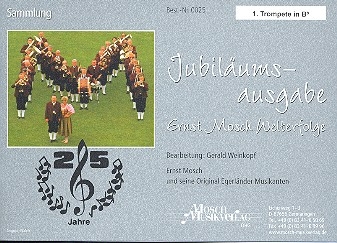 Ernst Mosch Welterfolge Band 25 fr Blasorchester Trompete 1 in B