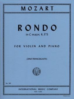Rondo C-Dur KV 373 fr Violine und Klavier