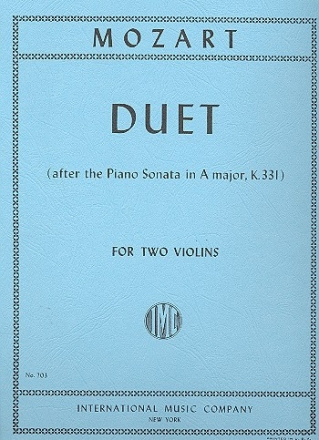 Duett KV331 fr 2 Violinen  