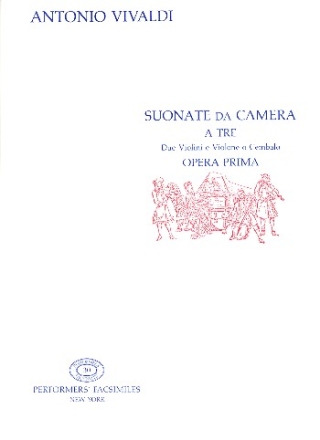 Suonate da camera a tre op.1 per 2 violini e violone o cembalo