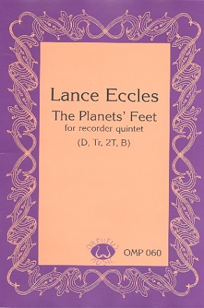 The Planets' Feet fr 5 Blockflten (SATTB) Partitur und Stimmen