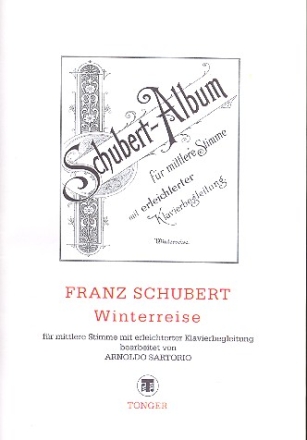 Winterreise  fr mittlere Stimme und Klavier (erleichterte Begleitung)
