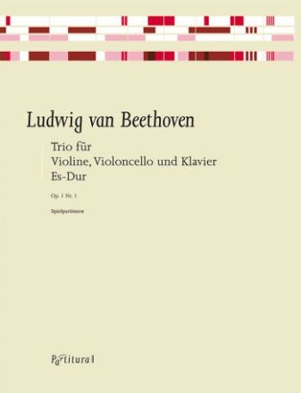 Klaviertrio Es-Dur op.1,1  3 Spielpartituren