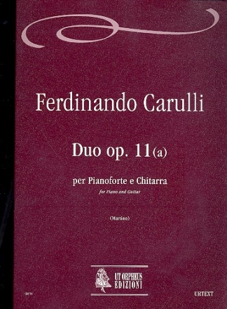 Duo op.11a fr Gitarre und Klavier Partitur und Stimme