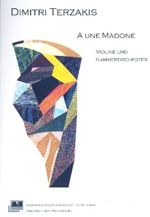 A une Madonne fr Violine und Kammerorchester Partitur