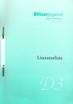 Literaturliste D3  