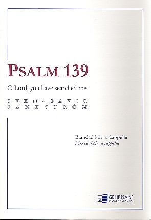 O Lord You have searched me fr gem Chor a cappella Partitur