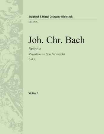 Sinfonie D-Dur Ouvertre zur Oper Temistocle fr Orchester Violine 1