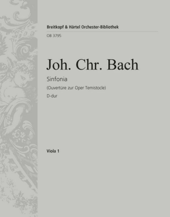 Sinfonie D-Dur Ouvertre zur Oper Temistocle fr Orchester Viola