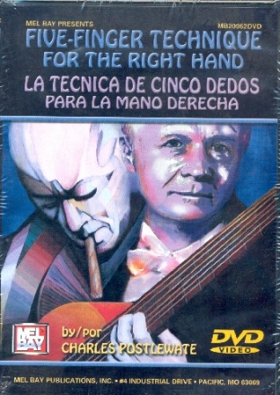 Five-Finger Technique for the right Hand DVD La tecnica de cinco dedos para la mano derecha