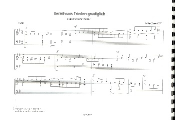 Verleih uns Frieden gndiglich fr Orgel