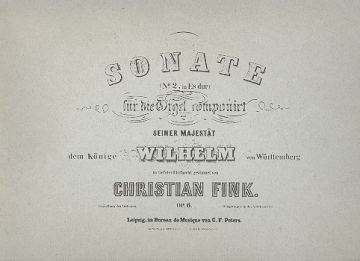 Sonate Es-Dur Nr.2 op.6 fr Orgel