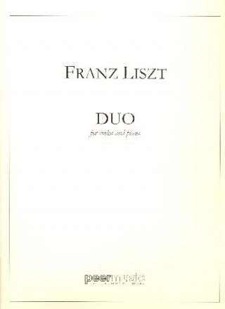 Duo (Sonate) for violin and piano