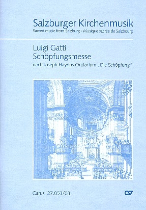 Schpfungsmesse fr Soli, gem Chor und Orchester Klavierauszug (lat)