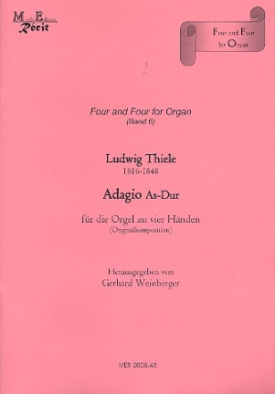 Adagio As-Dur für Orgel zu 4 Händen Spielpartitur