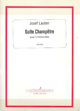 Suite Champetre pour 4 violoncelles Partition et parties