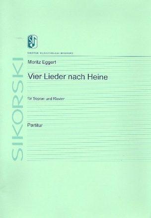 4 Lieder nach Heine fr Sopran und Klavier (2006) Verlagskopie