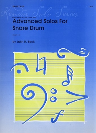 Advanced Solos for Snare Drum  Kendor
