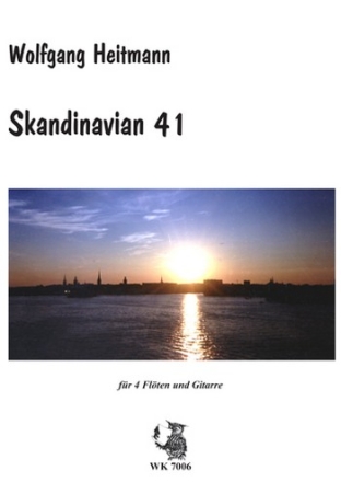 Skandinavian 41 fr 4 Flten und Gitarre Partitur und Stimmen