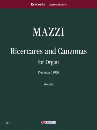 Ricercari e Canzoni per organo Venezia 1596 Borghi, D., ed