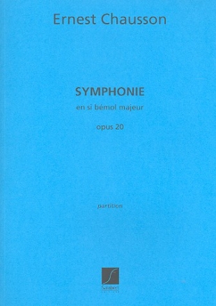 Symphonie B-Dur op.20 fr Orchester Partitur