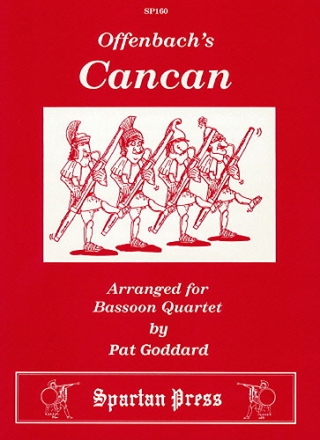 Can Can for 4 bassons score and parts