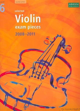 Selected Violin Exam Pieces Grade 6 (2008-2011) for violin and piano