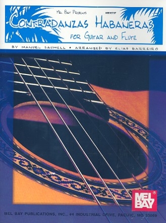 Contradanzas Habaneras for flute and guitar score and parts