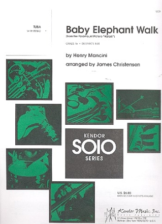Baby Elephant Walk für Tuba und Klavier