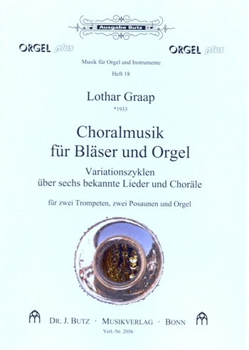 Choralmusik fr 2 Trompeten, 2 Posaunen und Orgel Partitur und Stimmen
