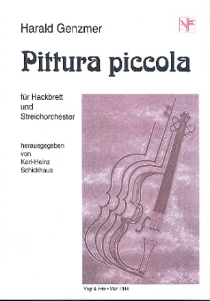 Pittura piccola fr Hackbrett und Streichorchester Partitur und Stimmen (Hb-1-1-1-1-1)