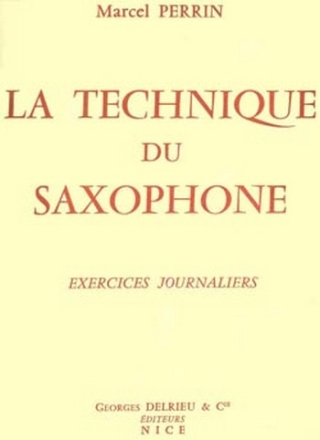 La Technique du Saxophone exercices journaliers