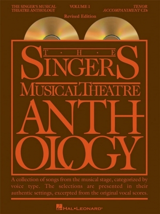 The Singer's Musical Theatre Anthology Vol.1 2 accompaniment CD's for tenor