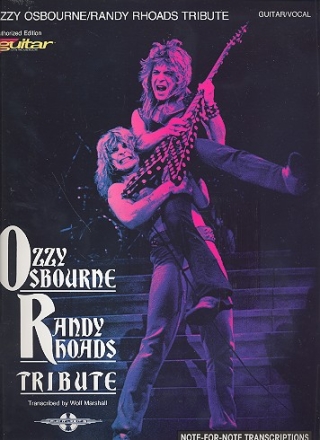 Ozzy Ozbourne - Randy Rhoads Tribute songbook vocal/guitar/tab
