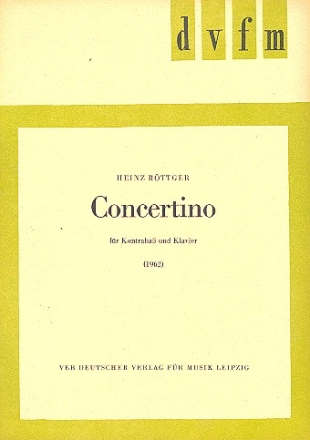 Concertino fr Kontraba und Klavier