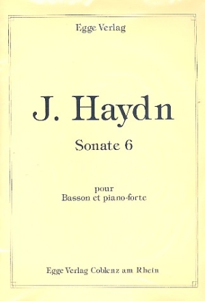 Sonate Nr.6  fr Fagott und Klavier