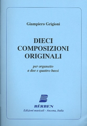 10 Composizioni originali per organetto a 2 e 4 bassi