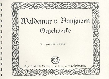 Passacaglia c-Moll fr Orgel Archivkopie