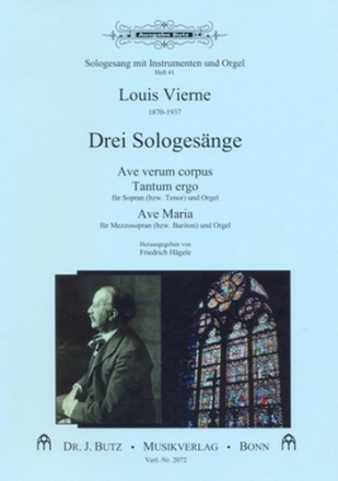 3 Sologesnge fr Gesang (S/T) und Orgel
