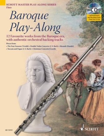 Baroque Playalong (+CD) fr Flte (Klavierbegleitung als PDF zum Ausdrucken)